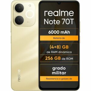 Smartphone Realme NOTE 70T 4 GB RAM 256 GB 6,74" Unisoc Doré