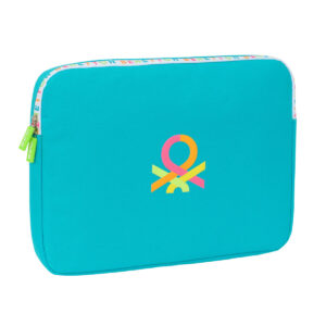 Housse d'ordinateur portable Benetton Summer Bleu 15,6'' 39,5 x 27,5 x 3,5 cm