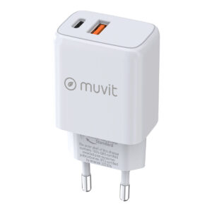 Chargeur mural Muvit for Change MC-215 Blanc 18 W 25 W