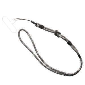 Cordon pour téléphone mobile Muvit for Change Noir Blanc