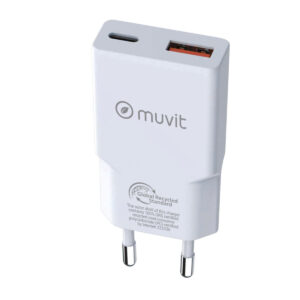 Chargeur mural Muvit for Change HC-263 Blanc 18 W 30 W