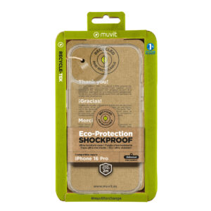 Protection pour téléphone portable Muvit for Change iPhone 16 Pro