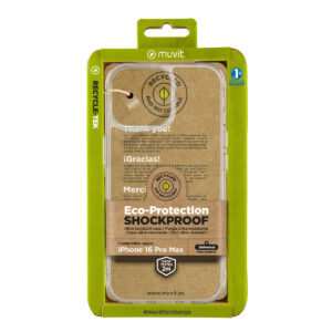 Protection pour téléphone portable Muvit for Change iPhone 16 Pro Max