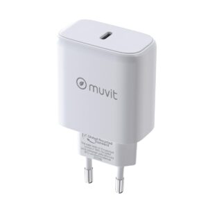 Chargeur mural Muvit SN-TC650AD1E45A Blanc 45 W