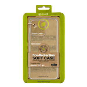 Protection pour téléphone portable Muvit for Change Redmi 15C 4G Transparent