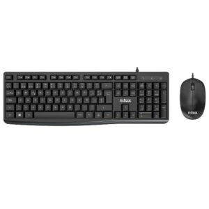 clavier et souris Nilox NXKME0012 Noir