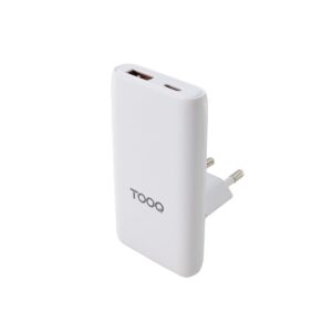 Chargeur mural TooQ TQWC-GANSL65W1A1C Blanc 65 W
