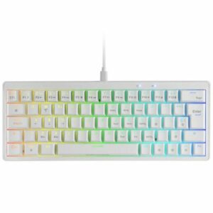 Clavier pour jeu Mars Gaming MKMINIPROWBES Blanc Espagnol Qwerty