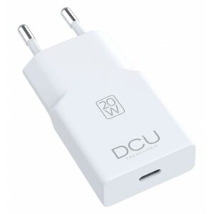 Chargeur mural DCU DCU 1XUSB C SUPER SLIM 20W Blanc 20 W