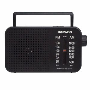 Radio transistor Daewoo DW1123 Noir AM/FM Rétro
