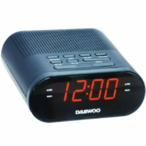 Radio-réveil Daewoo DW1218 Noir