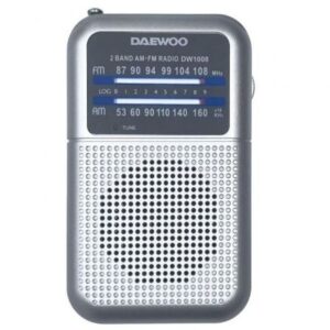 Radio transistor Daewoo DW1008SL Argenté AM/FM Rétro