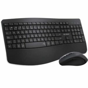 clavier et souris Subblim SUBKBC-DCOPW2 Noir Espagnol Espagnol Qwerty QWERTY