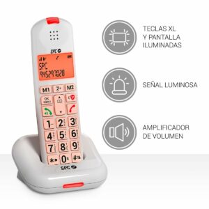 Téléphone fixe SPC 7612B Blanc