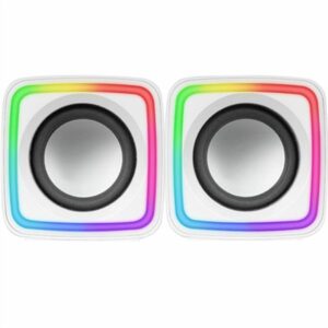 Haut-parleurs de PC Mars Gaming MSCUBEW 8W Blanc 4 W