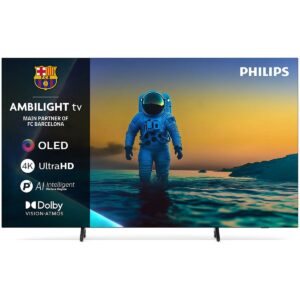 TV intelligente Philips 48OLED820/12 48" 4K Ultra HD ULED HDR Ultra HD 4K Wi-Fi Ambilight DVB-T2 Google Assistant OLED DVB-S2 AM