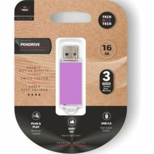 Clé USB Tech One Tech Basic 16 GB Pourpre